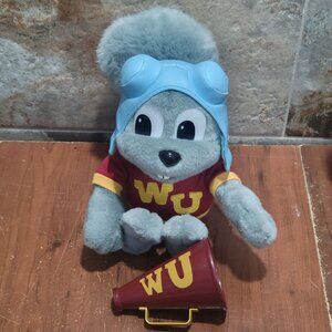Vintage WU Rocky Talking Doll Squirrel Plush Toy